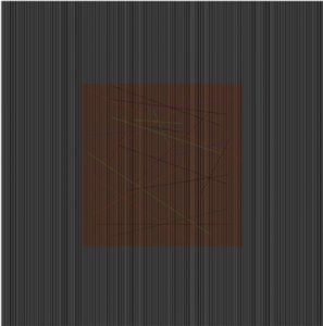 "Composition en lumière vive" encre sur Plexiglas, 100x100 cm; 2015