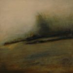 paysage chamane II-huile sur toile-50X50