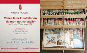 Venez fêter l'installation de mon nouvel atelier