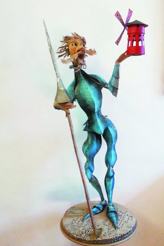 Don Quichotte au moulin rouge
