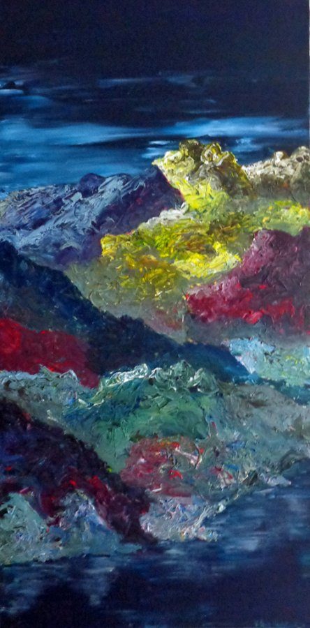 Paysage d'ailleurs 60x120