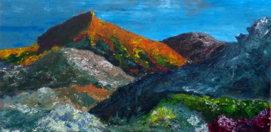 Paysage d'ailleurs 60x120