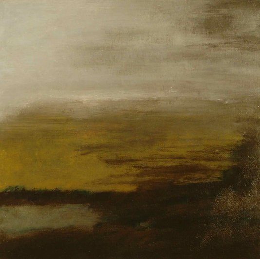 ballade du silence 1-huile sur toile-30X30