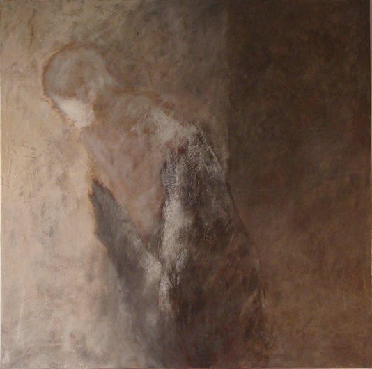 prière- acrylique sur toile 100X100