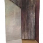 « Sans titre ». Peinture à l’huile sur structure de bois, 116 cm x 73 cm x 5 cm, 2014