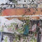 Place Utrillo, Au Soleil de la Butte - 2012. Huile, 80 x 60 cm