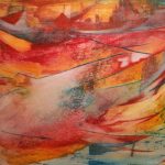 Toile de mer-2016-acrylique sur toile, 60x80