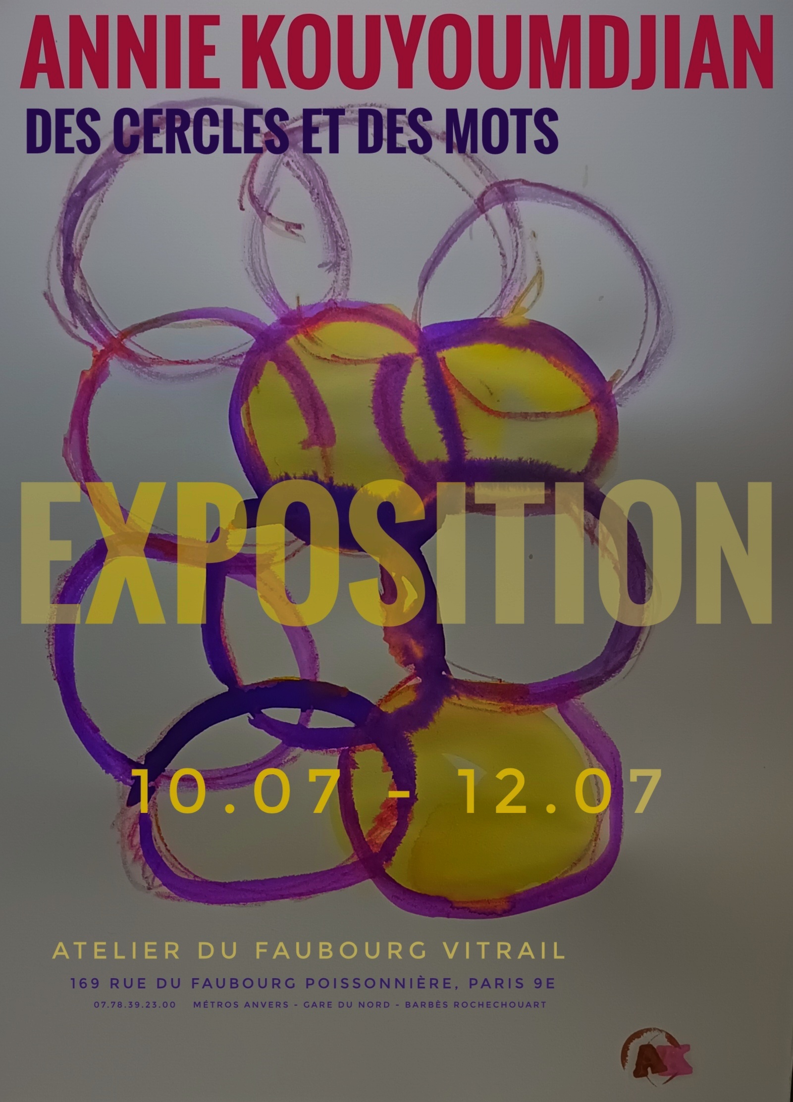 Exposition du 10 au 12 juillet - Paris 9e - Atelier du Faubourg Vitrail