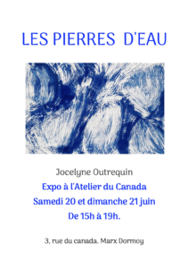 "Les pierres d'eau."
